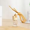 En stock, botella de perfume para automóvil de 5 ml, botella colgante de aromaterapia, aceite esencial creativo, pequeño colgante con cubierta de cinco líneas, pequeña botella cilíndrica vacía