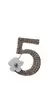 Nova versão coreana de broche digital 5 flores pequenas feminino personalizado criativo corsage pops transfronteiriço para pino antiderrapante