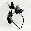 Novia Europea y Americana Fiesta de Despedida de Soltera de Halloween Accesorios de Mariposa Diadema La Diadema de Mariposa Más Vendida en Amazon Venta al por Mayor