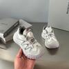Zapatos Deportivos para Niñas 2025 Nuevo Otoño Botón Giratorio Zapatos de Papá para Niños Zapatos Casuales de Malla Zapatillas de Correr para Niños