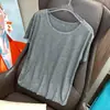 [em estoque] Camiseta básica VC slim com gola muito fina e versátil, manga curta feminina