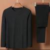 Traje cálido de lana de otoño e invierno, ropa interior para hombre, calzoncillos largos de lana de doble cara a prueba de frío