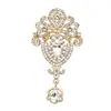 Broches de Cristal Clásicos Europeos y Americanos de Venta Caliente Transfronteriza, Accesorios para Ropa de Mujer, Broches Exagerados, Broches Lobaq, Accesorios para Mujer, Venta Directa