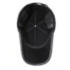 Chapéu de aba masculina de outono e inverno para meia-idade e idosos, chapéu de pai, à prova de vento, proteção para as orelhas contra o frio, chapéu velho, forro de lã, espesso, quente, boné de beisebol