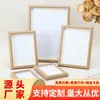 Marcos de fotos de madera minimalistas al por mayor para exhibición en mesa, piezas decorativas creativas, 5 pulgadas, 6 pulgadas, 78 pulgadas A4, marcos de pared para fotos, marcos vacíos