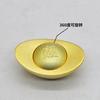 Ornamentos de Lingote de Latão Chinoiserie Banhado a Ouro Estilo Retrô Escritório Casa Pequenos Ornamentos Decoração Cornucópia