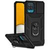 Funda protectora para teléfono móvil Samsung A12, dos en uno, con ventana abatible y anticaídas, de comercio exterior, para fabricantes de fuentes