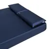 Sábana Bajera 100% Algodón de Fibra Larga Alta Densidad Alta Densidad Funda de Sábana Bajera Pieza Única 50s Doble Hilo Algodón Puro Cubre Cama para Mujeres Empaque en Caja de Regalo