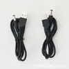 Fabricante produz cabos de carregamento 1m preto garfo 5521 cabo de carregamento com furo redondo 5.5*2.1 para balanças eletrônicas