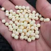 Yulong Jade imitação de contas de cera de abelha contas de resina branca pulseira faça você mesmo colar contas de tecido contas de joias