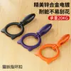 Cordón para Teléfono Móvil Hebilla Giratoria Accesorios Desmontables Reloj Colgante de Gato Demonio de Metal Hebilla de Gancho de Pintura al Horno Hebilla de Anillo para Funda de Teléfono Móvil