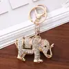 Nuevo Llavero Creativo de Elefante Tailandés con Diamantes, Lindo Llavero para Bolsa, Colgante para Coche, Pequeño Regalo Conmemorativo