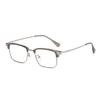 Armazón de Gafas de Media Montura Browline Armazón Pequeño para Hombre 2265 Gafas para Miopía Armazón de Gafas Browline Ultraligero Tr90 Gafas Anti-Luz Azul Sin Graduación