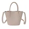 Bolso Cubo Minimalista Casual de Nicho para Mujer 2026 Versión Coreana Nueva Moda Bolso de Hombro Cruzado Tote Bolso de Mano Pequeño