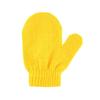Luvas Acrílicas de Cor Sólida para Outono e Inverno, Desenho Animado Infantil Quentes Tricotadas Mágicas para Bebê, Mitones Anti-Arranhão Atacado