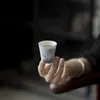 Taza de Té Atardecer Lanyu Qingji Qingshan Juego de Té Kung Fu Taza de Cata de Té para el Hogar Taza Individual Color Bajo Esmalte Taza de Té Pintada a Mano