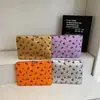 Bolsa de Embreagem Casual Tendência Estilo Cereja Doce Fresco Elegante Moda Nova Verão 2025 Estampada de Grande Capacidade