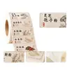 Suprimentos para Cuidados com a Saúde da Medicina Tradicional Chinesa Adesivos Adesivos Roll-On, Bolo de Gelatina de Couro de Jumento, Pó de Dendrobium, Adesivos com Textura Retrô, Pedido Mínimo de Um Rolo