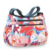 Nuevo Bolso Mensajero Cuadrado de Lona de Nailon para Dama con Estampado Colorido, Bolso de Moda para Mujer, Bolso de Hombro Casual