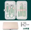 En stock Tijeras para Uñas Antisalpicaduras de Acero Inoxidable traje Tijeras para Uñas Set de 12 Piezas Herramienta para Uñas Tijeras para Uñas Anguladas Hogar