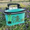 Venta al por mayor de fábrica cubo de pesca de EVA plegable engrosado reforzado cubo para peces vivos con cuerda de asa cubo para pesca en la naturaleza