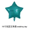Globos de Estrella de Cinco Puntas de 18 pulgadas, Globos de Corazón de Papel de Aluminio, Globos al por Mayor de Fábrica Original con Diseños Impresos para Decoración de Ambiente
