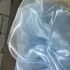 Tela de organza transparente fina suave ropa vestido falda de tul cortina de gasa tela de fondo de boda hilo de hadas hecho a mano