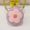 Bonito peine plegable con pequeño espejo cosmético, peine de masaje con cabeza de cojín de aire portátil, peine portátil de plástico de dibujos animados con airbag