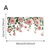 Nuevas Pegatinas de Flores Frescas, Plantas, Animales para Dormitorio, Sala de Estar, Ventana, Película Transparente Electrostática de PVC Curativo