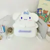 Mochila Estilo Japonés Soft Girl para Mujer, Linda Conejita Rosa de Gran Capacidad Doble Hombro, Mochila de Estudiante Monstruo Peludo Pequeño