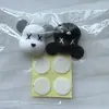 Animales Lindos de Dibujos Animados Accesorios de Resina DIY con Castor Rubí Adornos para el Cabello Funda para Teléfono Taza Térmica Taza de Agua Llavero Materiales