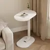 Mesa Lateral de Sofá Cor Creme, Mesa de Canto Irregular da Moda, Pequena Mesa de Centro de Luxo Leve, Mesa Pequena Móvel Nórdica Moderna Minimalista