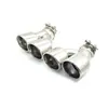Adequado para o novo BMW Série 5 525530G30G38 modificação de escapamento quatro saídas ponteira titânio preto MP boca grande