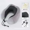 Almohada de Viaje en Forma de U para el Cuello, Almohada Portátil para Avión, Reposacabezas para el Cuello de Coche, para Dormir en Viajes Largos, Almohada Cervical en Forma de U para Trenes de Alta Velocidad