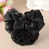 Acessórios de Cabelo Profissionais Atacado Estilo Coreano Rede para Cabelo Enfeites de Cabelo de Rosa Acessórios de Cabelo para Comissário de Bordo Enfermeira Grampos de Cabelo para Hotel