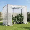 Cubierta de invernadero ZhiXiao para aislamiento de balcón, tienda simple de calentamiento de plantas para invernadero, cubierta de soporte de flores parasol, cubierta impermeable