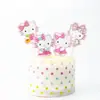 Decoración de Pastel Infantil Gato Gatito Ding Dang Gato Muñeco Doraemon Escena Accesorios para Hornear Pasteles