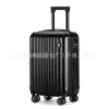 Nueva Maleta de Viaje con Ruedas Universal, Modelo Sencillo de 20 pulgadas, Estudiante, Unisex, Estilo Cremallera, Candado de Combinación, Equipaje Ligero de Mano, Caja de Regalo