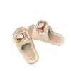 Zapatillas de algodón con diseño de gato de dibujos animados, dulces y lindas, para mujer, nuevas para otoño e invierno 2026, zapatillas de casa de alto valor, sin cordones