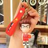 Superman de Huevo Salado Dibujo Animado Lindo Llavero Colgante de Bolsa para Pareja Llavero Creativo Adorno para Llave de Coche Regalo Venta al por Mayor
