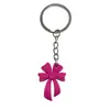 Acessórios de Chaveiro Laço Transfronteiriço Pingente Pequeno Pvc Borracha Macia Pingente de Bolsa Decoração Atacado em Estoque