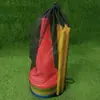 Cono Marcador de 32 cm Obstáculo Entrenamiento de Fútbol Valla Multifuncional Barrera de Agilidad Altura Ajustable Lanqi