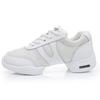 Zapatillas Blancas de Malla Transfronterizas Zapatos de Baile Suela Suave Zapatos para Baile Cuadrado Zapatos Transpirables Suela Suave Zapatos de Baile Jazz de Verano para Mujer