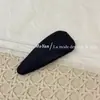 Pasador de Tela Geométrico Azul Nuevo Estilo Coreano con Acabado de Alta Gama, Pinza BB Simple para Flequillo, Pinza Lateral Elegante para Cabello Suelto