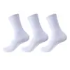 Meias Esportivas de Algodão para Homem, Meia-Calça Branca Pura, Fundo de Toalha, Basquete, Badminton, Tênis, Meias Absorventes de Suor, Respiráveis, Meias Amazon