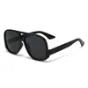 Gafas de Sol Aviador de Marco Grande para Cara Grande Adelgazantes Gafas de Moda Gafas de Sol Transfronterizas Europeas y Americanas para Mujer Gafas de Sol Pilot Style de Moda para Hombre