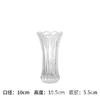Venta al por mayor Jarrón de vidrio grueso estilo europeo decoración sala de estar simple transparente lujo ligero arreglo floral de bambú rico tamaño grande