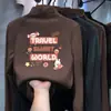 Y2118# Camiseta com Forro de Fleece Masculina, Feminina e Infantil Outono e Inverno com Camiseta Gola Semialta Manga Longa para Crianças de Meia-idade e Grandes Top Espessado