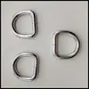 Hebilla de Anilla en D de Metal de Fábrica Original para Ropa y Bolsos, Hebilla de D de Metal de Aleación de Zinc en Stock con Garantía de Calidad