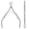 Transfronterizo para corte fácil d501 pinzas para cutícula pinzas para surco de uña pinzas para cortar uñas juego de herramientas para uñas acero de corte empujador de cutícula